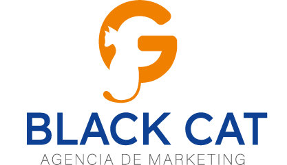logo black cat agencia marketing